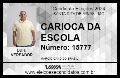 Candidato CARIOCA DA ESCOLA 2024 - SANTA RITA DE MINAS - Eleições