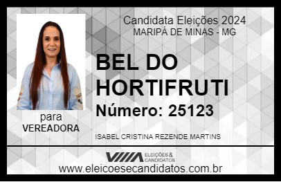 Candidato BEL DO HORTIFRUTI 2024 - MARIPÁ DE MINAS - Eleições