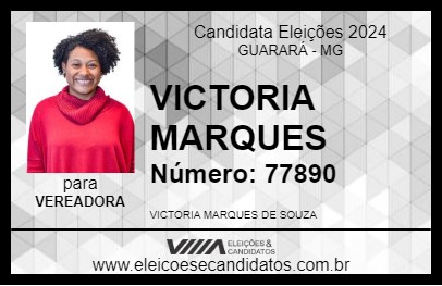 Candidato VICTORIA MARQUES 2024 - GUARARÁ - Eleições