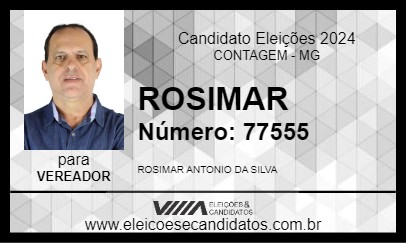 Candidato ROSIMAR 2024 - CONTAGEM - Eleições