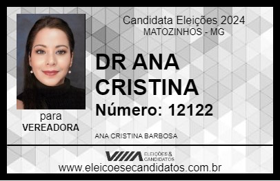 Candidato DR ANA CRISTINA 2024 - MATOZINHOS - Eleições