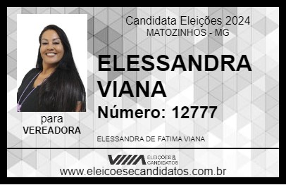 Candidato ELESSANDRA VIANA 2024 - MATOZINHOS - Eleições