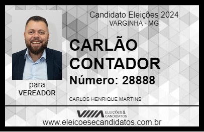 Candidato CARLÃO CONTADOR 2024 - VARGINHA - Eleições