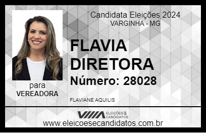 Candidato FLAVIA DIRETORA 2024 - VARGINHA - Eleições