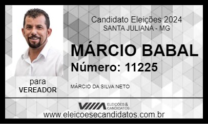 Candidato MÁRCIO BABAL 2024 - SANTA JULIANA - Eleições