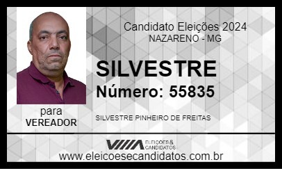 Candidato SILVESTRE 2024 - NAZARENO - Eleições