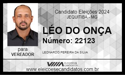 Candidato LÉO DO ONÇA 2024 - JEQUITIBÁ - Eleições