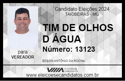 Candidato TIM DE OLHOS D ÁGUA 2024 - TAIOBEIRAS - Eleições