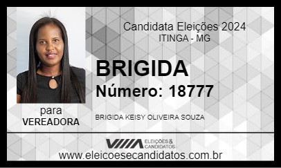 Candidato BRIGIDA 2024 - ITINGA - Eleições