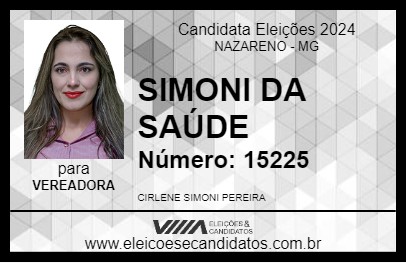 Candidato SIMONI DA SAÚDE 2024 - NAZARENO - Eleições