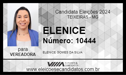 Candidato ELENICE 2024 - TEIXEIRAS - Eleições