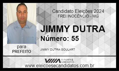 Candidato JIMMY DUTRA 2024 - FREI INOCÊNCIO - Eleições