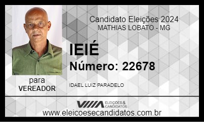 Candidato IEIÉ 2024 - MATHIAS LOBATO - Eleições