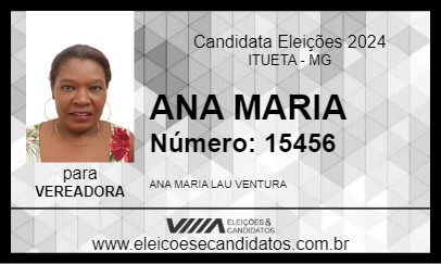 Candidato ANA MARIA 2024 - ITUETA - Eleições