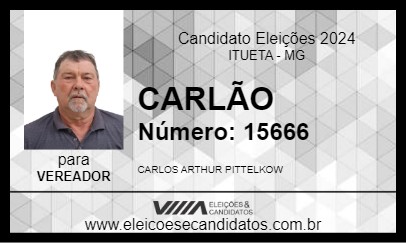 Candidato CARLÃO 2024 - ITUETA - Eleições