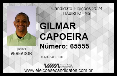 Candidato GILMAR CAPOEIRA 2024 - ITABIRITO - Eleições