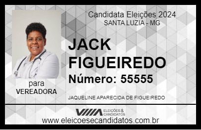 Candidato JACK FIGUEIREDO 2024 - SANTA LUZIA - Eleições