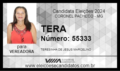 Candidato TERA 2024 - CORONEL PACHECO - Eleições