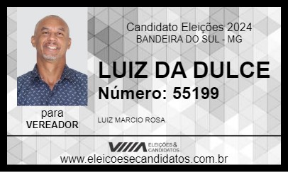 Candidato LUIZ DA DULCE 2024 - BANDEIRA DO SUL - Eleições