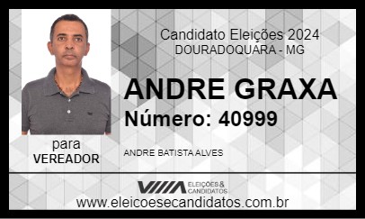 Candidato ANDRE GRAXA 2024 - DOURADOQUARA - Eleições