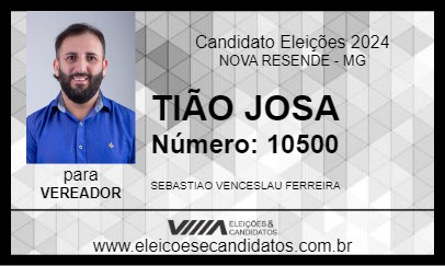 Candidato TIÃO JOSA 2024 - NOVA RESENDE - Eleições