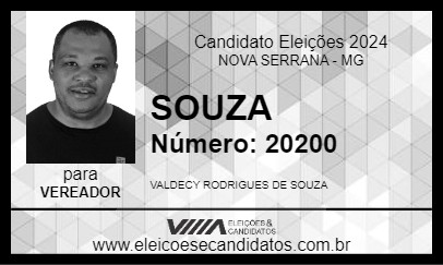 Candidato SOUZA 2024 - NOVA SERRANA - Eleições