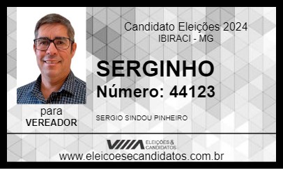 Candidato SERGINHO 2024 - IBIRACI - Eleições