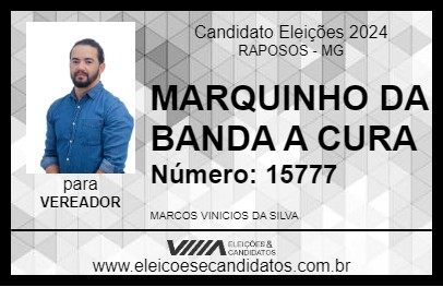 Candidato MARQUINHO DA BANDA A CURA 2024 - RAPOSOS - Eleições