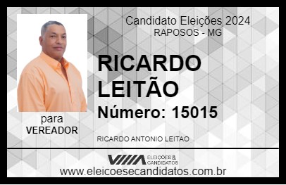 Candidato RICARDO LEITÃO 2024 - RAPOSOS - Eleições