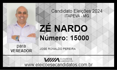 Candidato ZÉ NARDO 2024 - ITAPEVA - Eleições