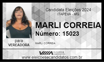 Candidato MARLI CORREIA 2024 - ITAPEVA - Eleições