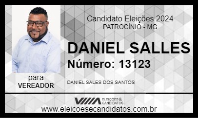 Candidato DANIEL SALLES 2024 - PATROCÍNIO - Eleições