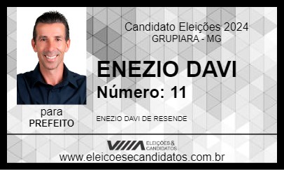 Candidato ENEZIO DAVI 2024 - GRUPIARA - Eleições