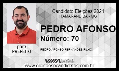 Candidato PEDRO AFONSO 2024 - ITAMARANDIBA - Eleições