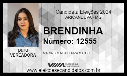 Candidato BRENDINHA 2024 - ARICANDUVA - Eleições