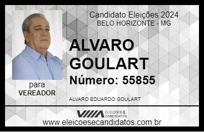 Candidato ALVARO GOULART 2024 - BELO HORIZONTE - Eleições