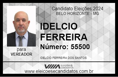 Candidato IDELCIO FERREIRA 2024 - BELO HORIZONTE - Eleições