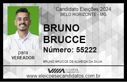 Candidato BRUNO BRUCCE 2024 - BELO HORIZONTE - Eleições