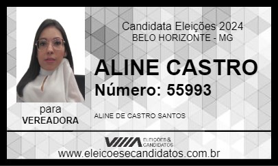 Candidato ALINE CASTRO 2024 - BELO HORIZONTE - Eleições