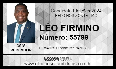 Candidato LÉO FIRMINO 2024 - BELO HORIZONTE - Eleições