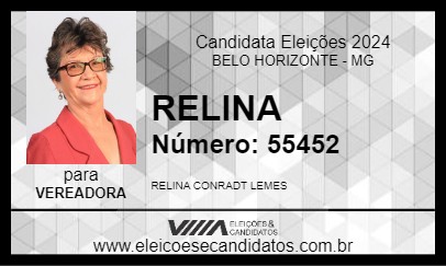 Candidato RELINA 2024 - BELO HORIZONTE - Eleições