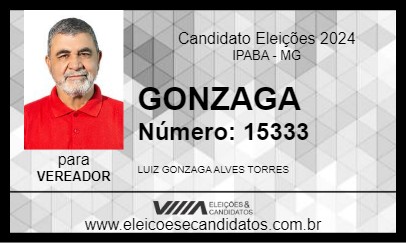 Candidato GONZAGA 2024 - IPABA - Eleições