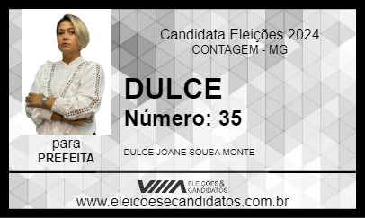 Candidato DULCE 2024 - CONTAGEM - Eleições