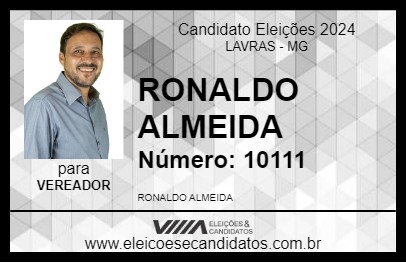 Candidato RONALDO ALMEIDA 2024 - LAVRAS - Eleições