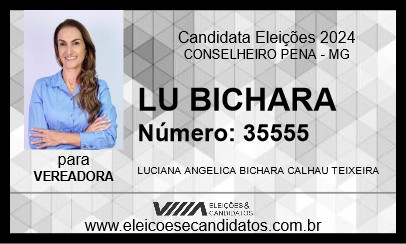 Candidato LU BICHARA 2024 - CONSELHEIRO PENA - Eleições