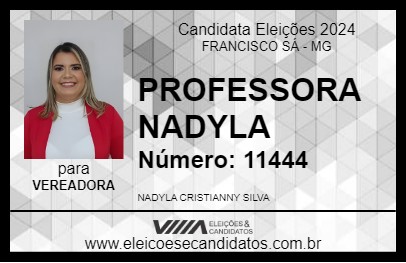 Candidato PROFESSORA NADYLA 2024 - FRANCISCO SÁ - Eleições