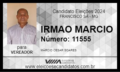 Candidato IRMAO MARCIO 2024 - FRANCISCO SÁ - Eleições