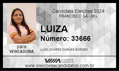 Candidato LUIZA 2024 - FRANCISCO SÁ - Eleições