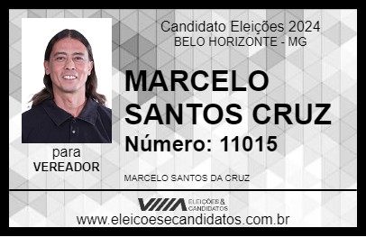 Candidato MARCELO SANTOS CRUZ 2024 - BELO HORIZONTE - Eleições