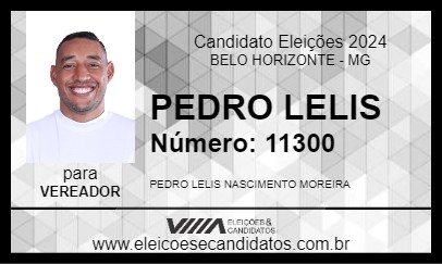 Candidato PEDRO LELIS 2024 - BELO HORIZONTE - Eleições